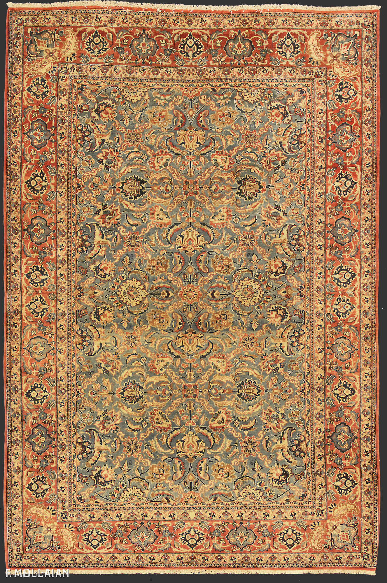 Persian Nain Tudeshk Rug n°:64083601